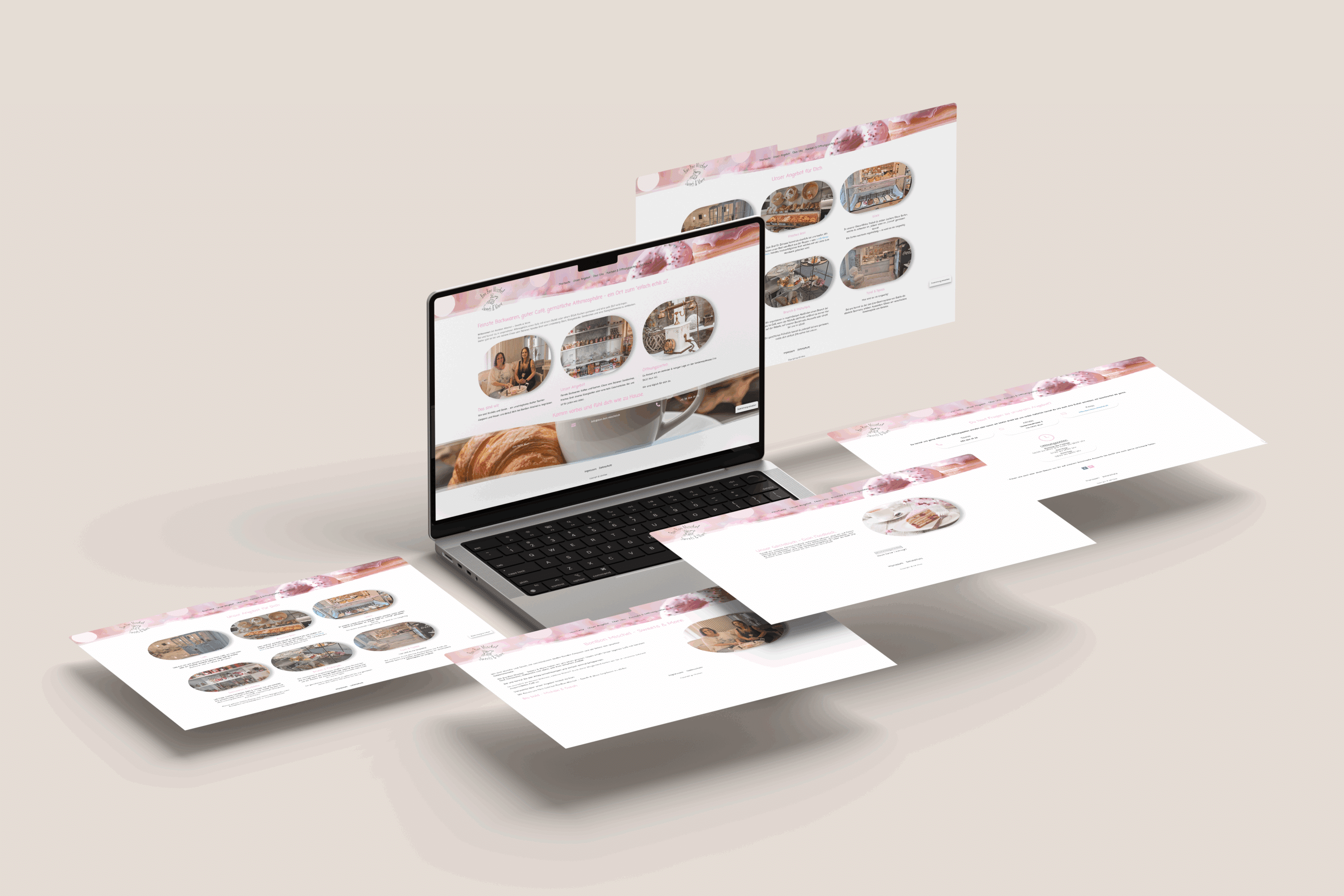 Bonbon Mischel Mockup Laptop