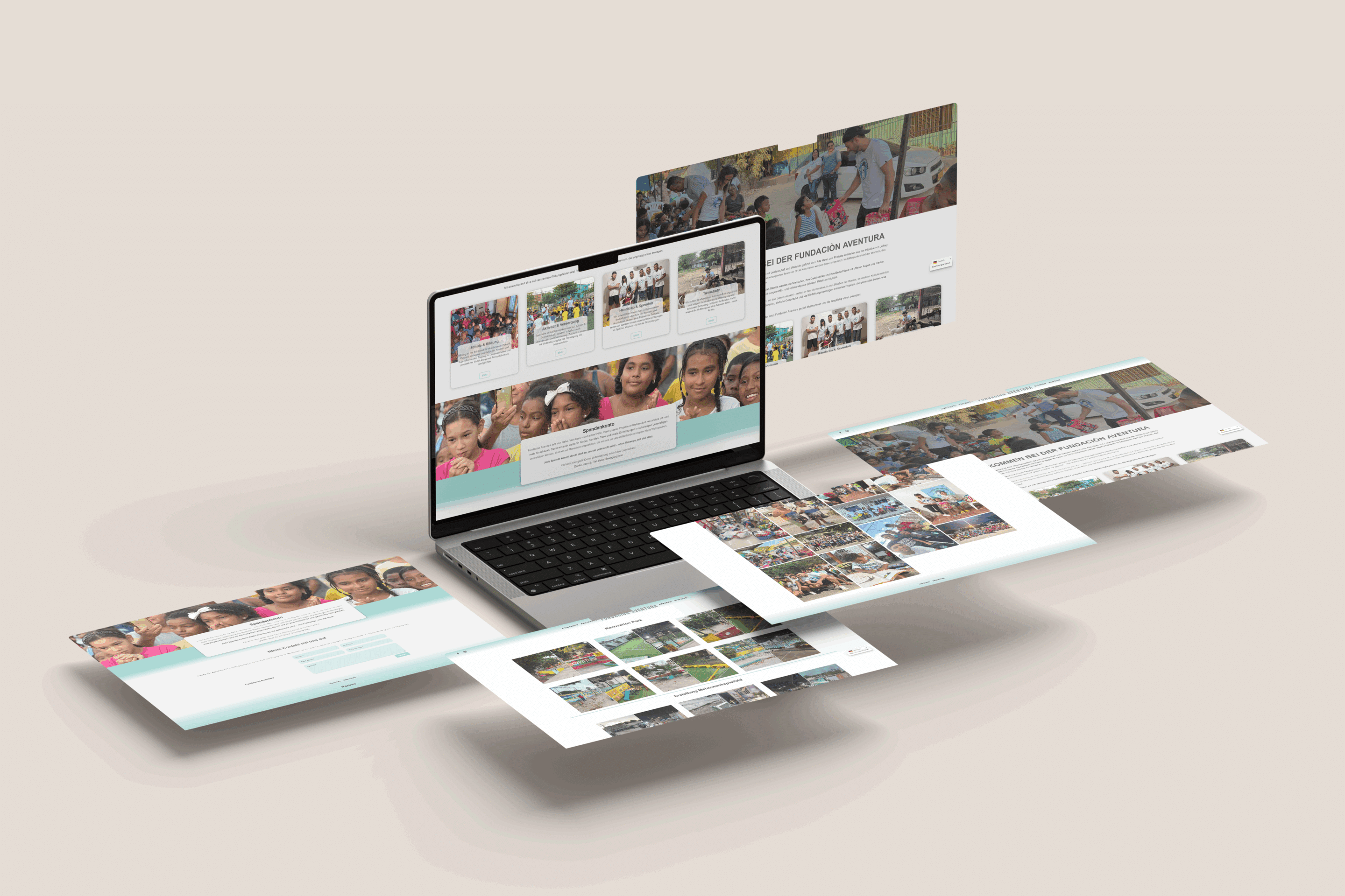 Fundacion Aventura Mochup Laptop