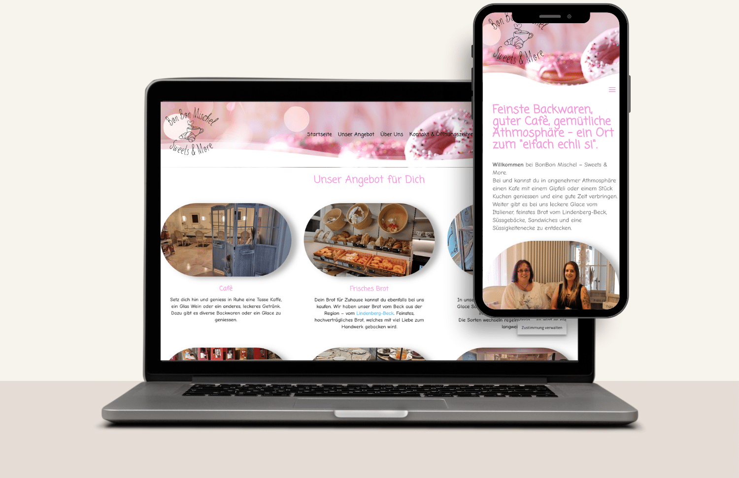 Bonbon Mischel Mockup Laptop